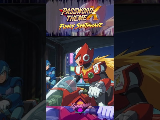 Mega Man X 90s Anime Synthwave Ride [Password Theme Remix] #megaman #anime