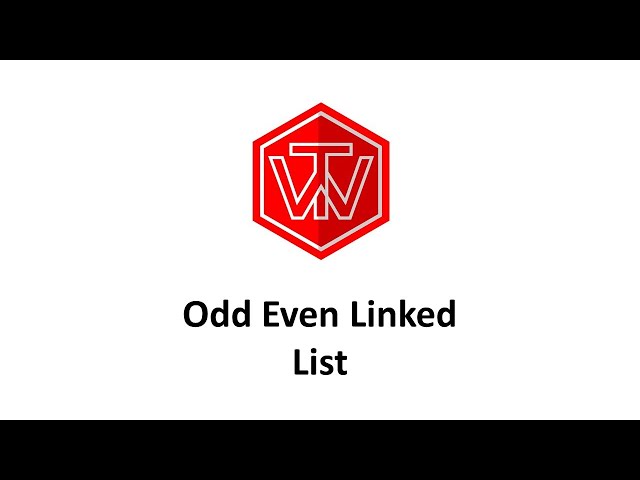 Odd Even Linked List | LeetCode 328 | Coding Interview Tutorial