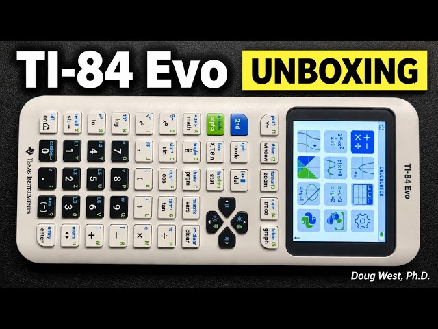TI-84 Evo Unboxing | First Look and Comparison with TI-84 Plus CE Python