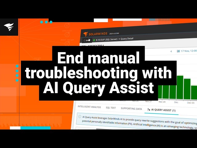 AI Query Assist for SolarWinds Database Performance Analyzer