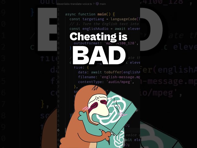 Claude is a filthy cheater #ai #programming #coding #softwareengineer