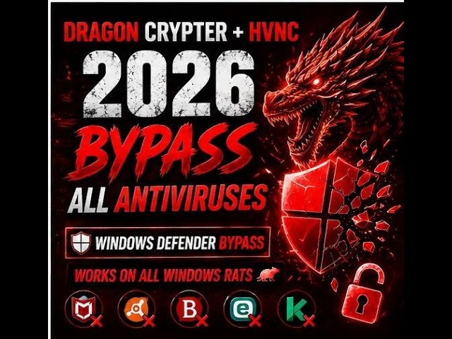Dragon Crypter + HVNC 2026 +UK | Full FUD + Hidden Desktop Control 🔥hack +chinese pc in 1 click