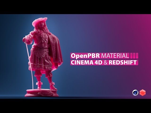 Getting Started with The New OpenPBR Material in Redshift for Cinema 4D (vs. Standard Material)