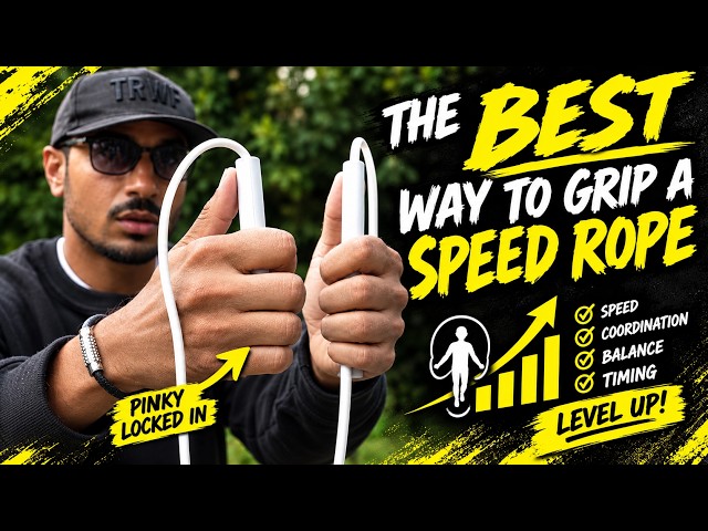This small grip change will ACCELERATE your jump rope game!📈 💯