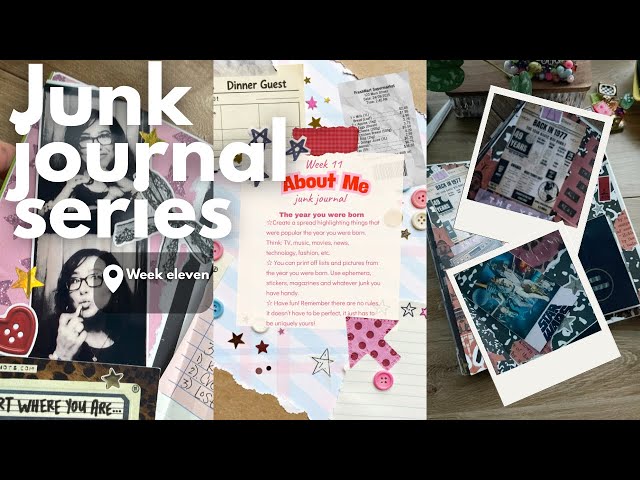 Junk Journal Series Week 11 | Junk Journal Prompt | Scrapbook | Art Journal | Memory Keeping