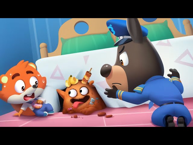 มีตัวอะไรอยู่ใต้เตียง | เคี้ยวอาหารให้ละเอียด | การ์ตูนเด็ก | เบบี้บัส | Kids Cartoon | BabyBus
