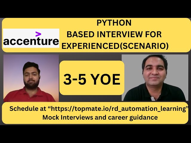 Python Interview Questions and Answers  - Python Interview Questions| 3+ YOE