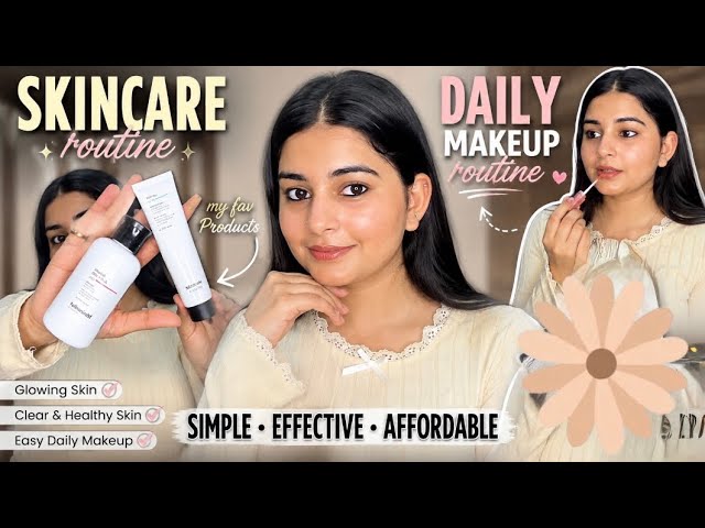 My Everyday Skincare & Makeup Routine ✨ | Clear Skin Secrets