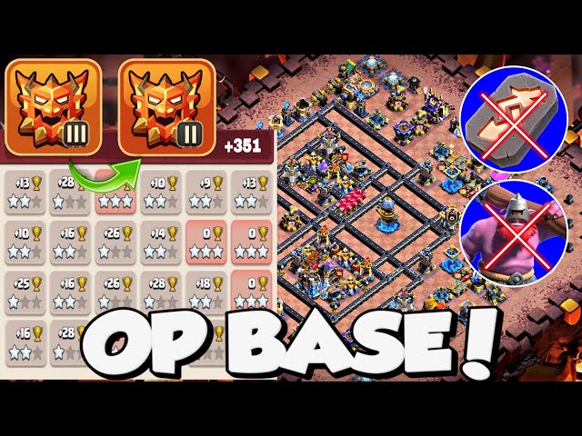 PRO TH18 LEGEND + WAR BASES WITH COPY LINKS AND PROOF X2 REPLAY || TOP-7 TH18 BEST ANTI 3 STAR