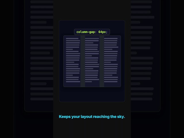 CSS multi-column, no media queries needed #css  #csstips