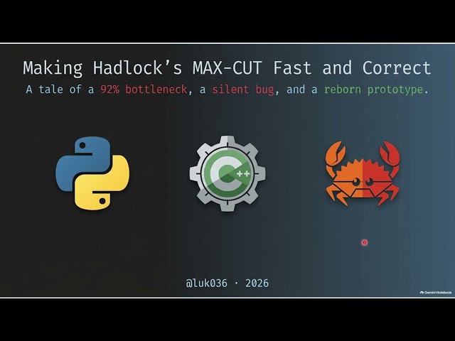 🎙️ Making Hadlock's MAX-CUT Fast and Correct