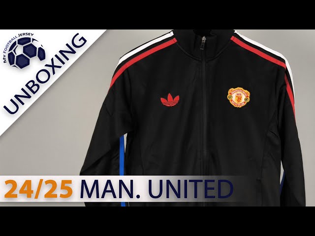 Manchester United Black Tracksuit with The Stone Roses 24/25 (MMJersey) Unboxing Review