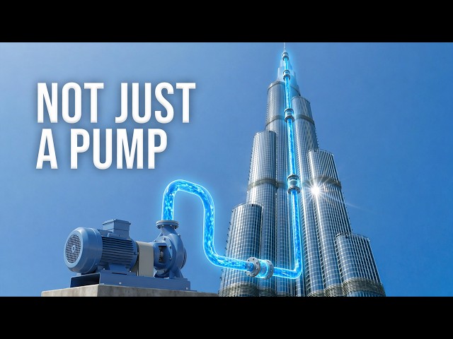 How Does Burj Khalifa Get Water to the 163rd Floor