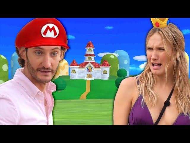 Mario après avoir sauvé Peach
