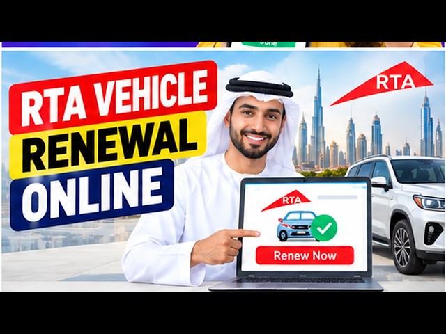 Rta Vehicle Renewal Online | Car Registration Renewal Dubai | Car Registration Process in Dubai