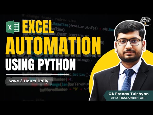 Learn Excel Automation with Python Programming || Save 3+ Hours Daily | Full Tutorial for Non-Coders