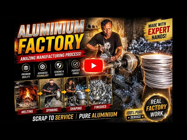 How Aluminium Products Are Made in a Factory | Complete Manufacturing Process
