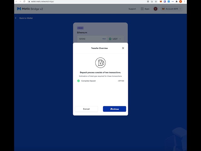 How to bridge assets from Ethereum to matic