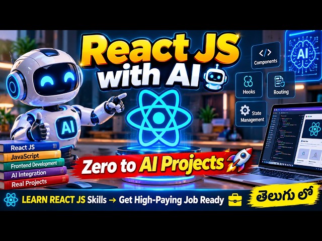 React JS | Complete Beginner Guide to React with AI | React JS with AI Jobs | Naresh IT