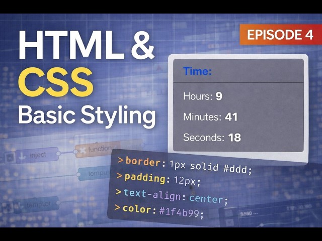Style Your First Node-RED Dashboard with HTML & CSS (Episode 4)