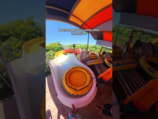 Boomerang Water Slide in Brazil!