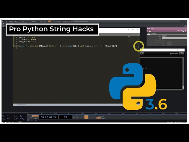 Pro Python String Hacks - TouchDesigner Tutorial 024
