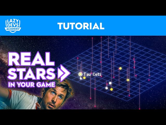 I made a 3D Star Map in Picotron / Pico-8