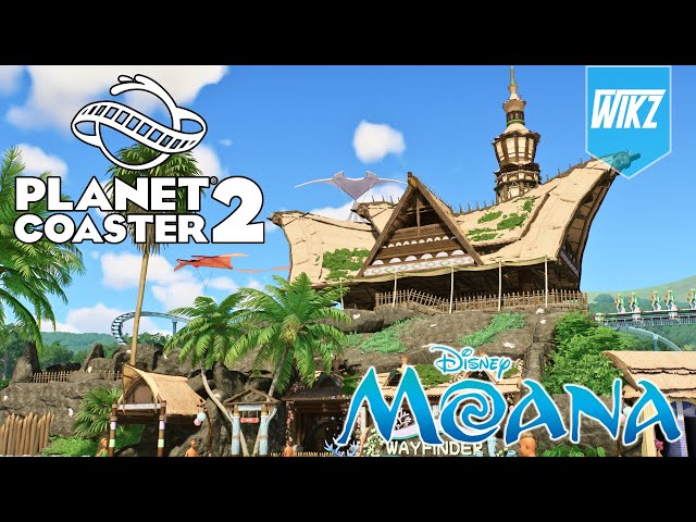 Building the Ultimate Roller Coaster Station | Planet Coaster 2 | Moana Waterpark