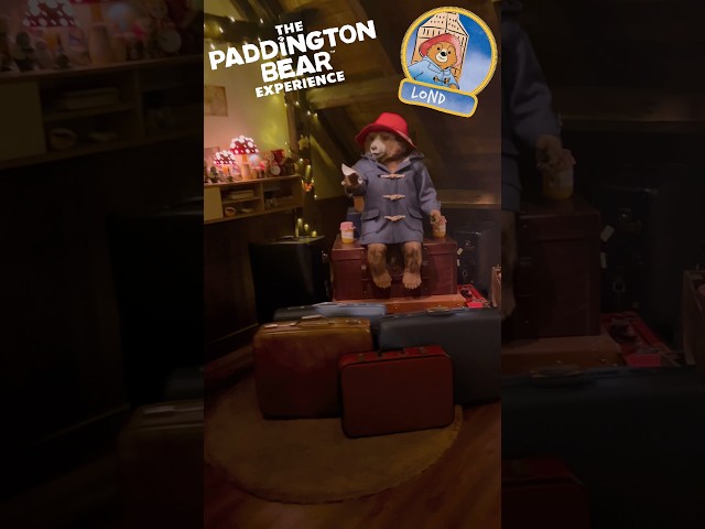🐻 Paddington Bear Experience London @PaddingtonBearOfficial ❤️ #noraochpappa #paddingtonbear