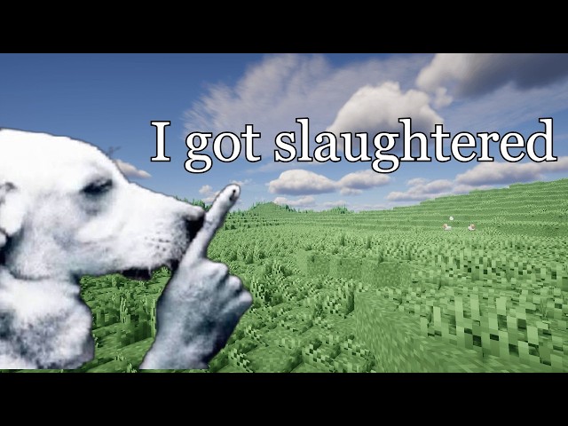 Minecraft but if I talk I get slaughtered