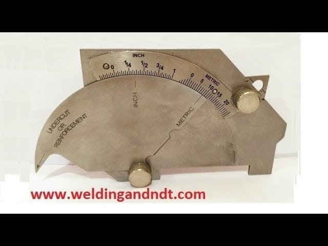 [English] How to use  a welding gauge - Bridge Cam Gauge