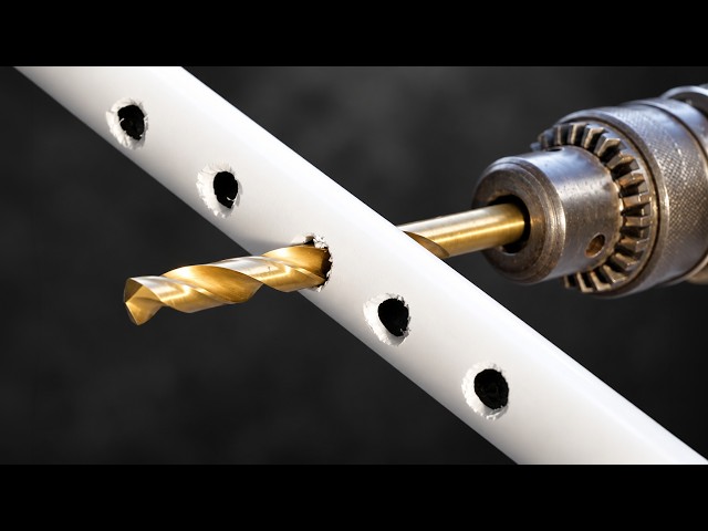 Just Drill Holes PVC pipes and see what most people don't even imagine happens! Creation Daily