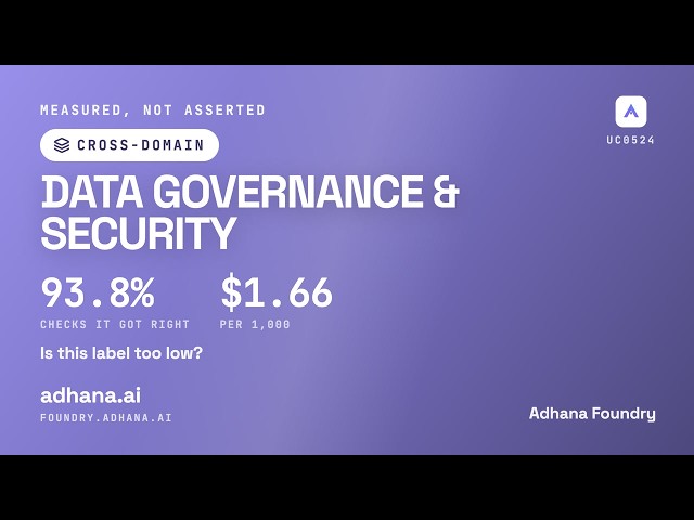 UC0524   Data Governance and Security