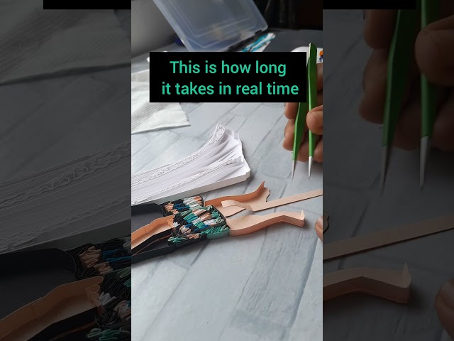 Yes it is a long process, but the results.... #quillingcard #bestgift