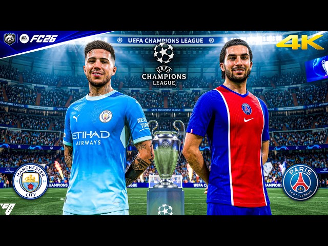 FC 26 - Man City vs. PSG - UEFA Champions League 26/27 Full Match | PS5™ Pro [4K60]