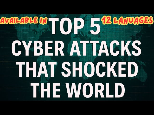 Top 5 Cyber Attacks That Shocked The World | Cyber ​​Snacks | Stay Safe Online 🛡️ | #trending