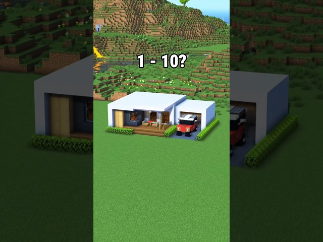 Easy Minecraft Simple Modern House Tutorial! 🏠 (Step-by-Step)