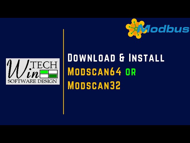 How to Download and Install Modscan Software | Modscan64 | Modscan32 | Modbus Tools | Win-Tech |