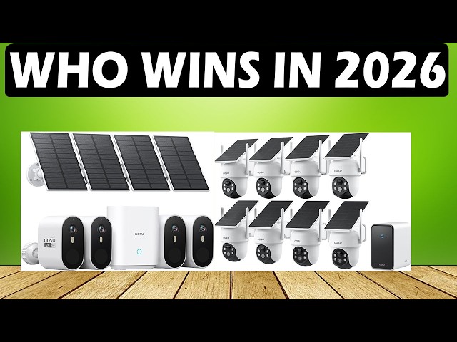 Top 5 Best WiFi Solar Cameras 2026 - Wireless, Smart & Reliable
