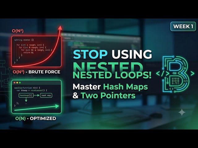 Stop Writing O(N²) Loops! Master Hash Maps & Two Pointers Fast