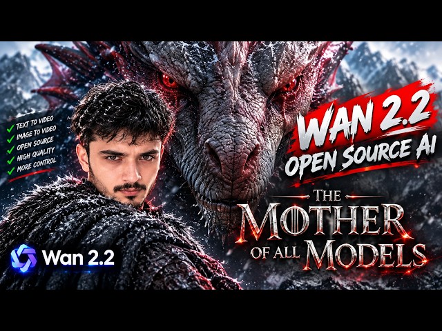 Wan 2.2 Open Source AI Is INSANE! 🔥 Complete ComfyUI Tutorial | AI Video Generation