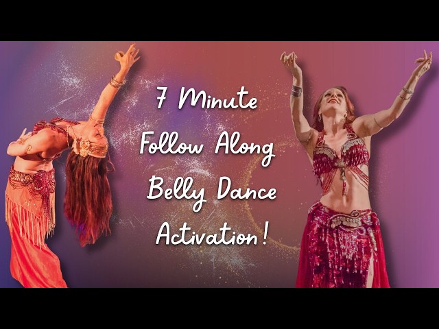 Follow Along Belly Dance Activation with Melina at her studio! (7 Minutes)