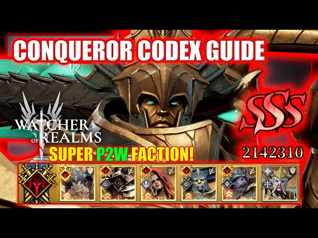 Ultimate P2W Team! - Conqueror Codex Guide - Tips & Tricks! | Watcher of Realms