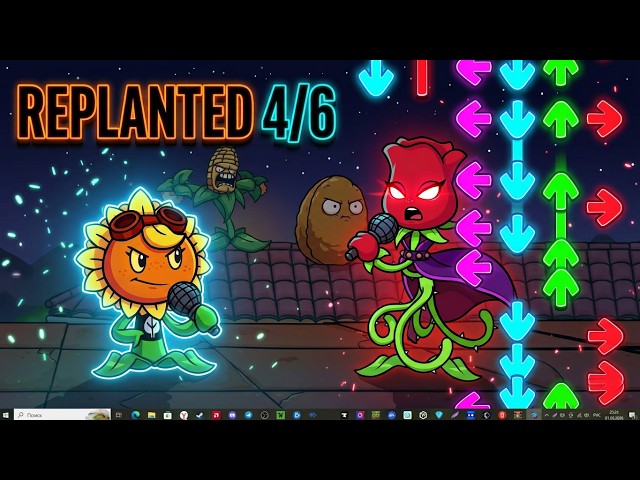 FNF vs plant s night funkin replanted 4/6 hard