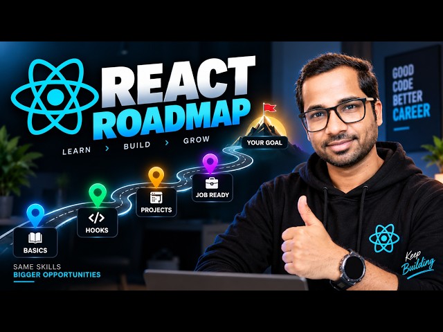React JS Roadmap 2026 🔥 Beginner to Job Ready | React Tutorial for Beginners #1