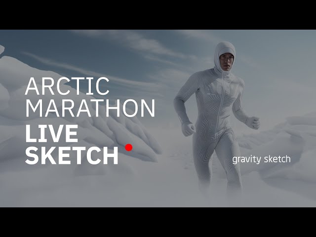 Designing Apparel for an Arctic Marathon - Live Sketch