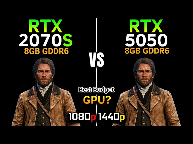 RTX 2070 Super vs RTX 5050 | Test in 13 Games at 1080p, 1440p | Best Budget GPU 2026?