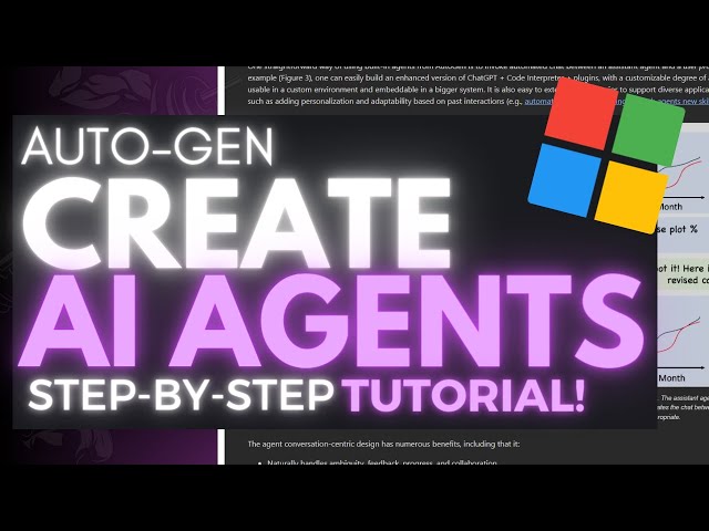 AutoGen Tutorial: Create GODLY Custom AI Agents EASILY (Installation Tutorial)