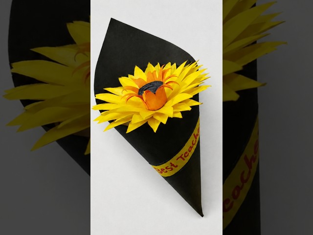 Teachers Day Flower Bouquet | Teachers Day Craft #teachersdaycraft #flowerbouquet #bouquet