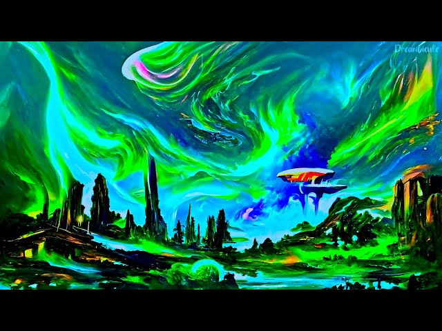 Deep Sleep Dreamscape Art Journey into Fantasy World - Created by AI (Sleep Music)